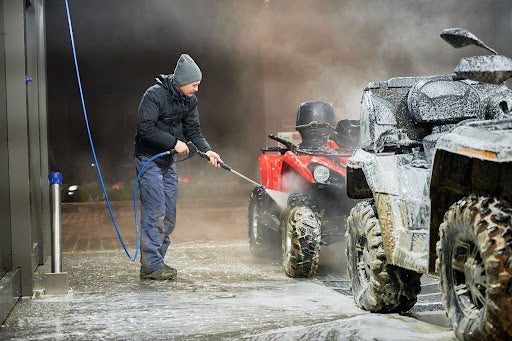 How to wash an ATV