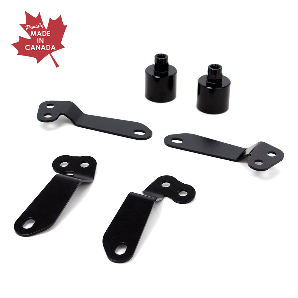 Canadian-made PERFEX 1.5" lift kit brackets for Polaris Sportsman 400-800.