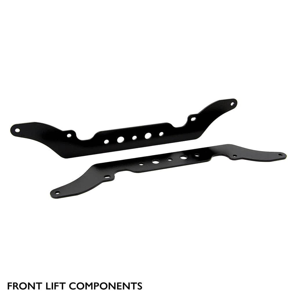 Front components of PERFEX 2" lift kit for Polaris RZR 800-S & 800-4.