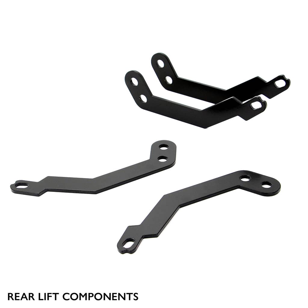 Rear components of PERFEX 2" lift kit for Polaris RZR XP 900.