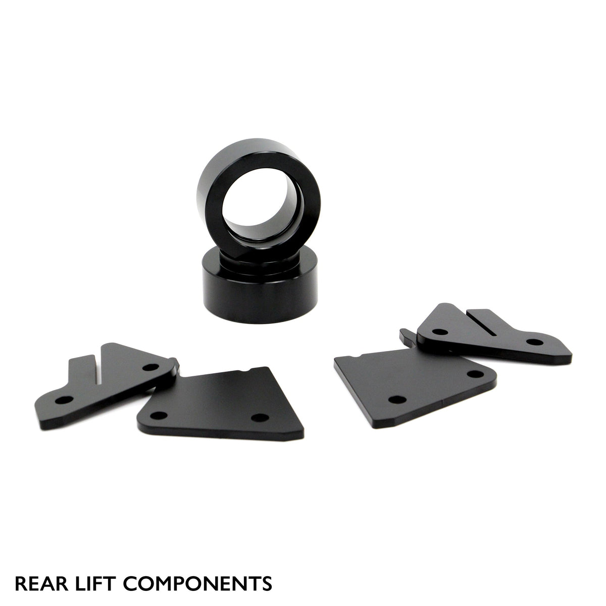 Rear components of PERFEX 2.5" lift kit for Polaris RZR Trail S 900/1000.