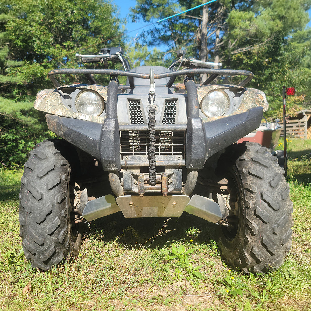 Kit de protection châssis — Yamaha Kodiak 450i (2005–2014)