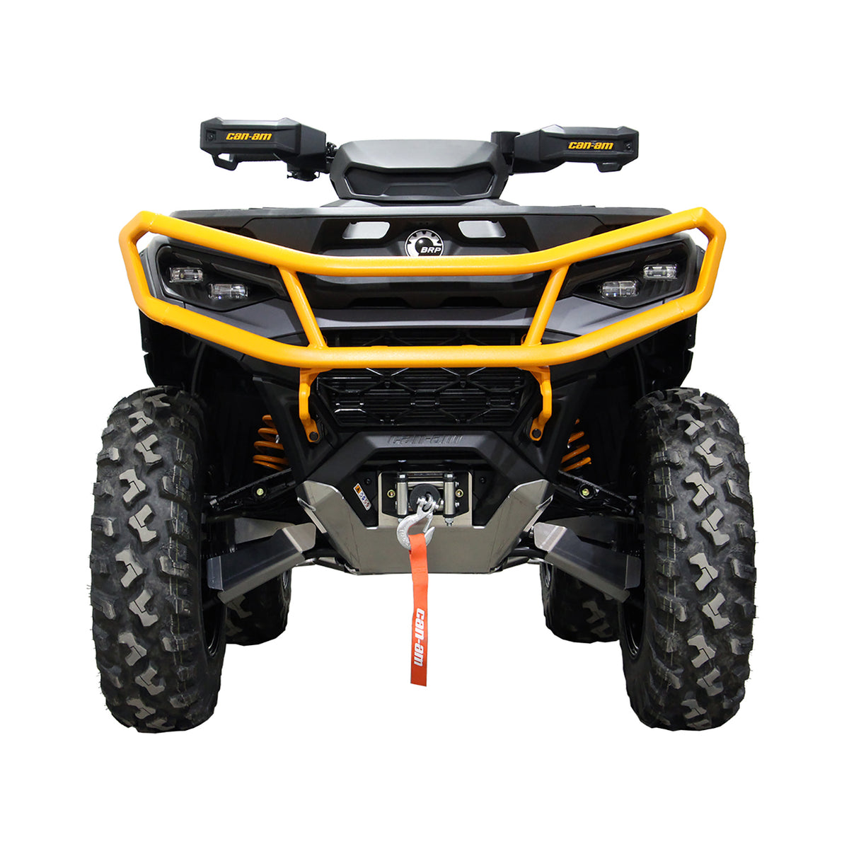2025+ Can-Am Outlander Gen3 850/1000R with PERFEX™ Heavy Duty 3/16" Aluminum Full Skid Plate Kit. Ultimate ATV underbody protection for extreme off-road trails.