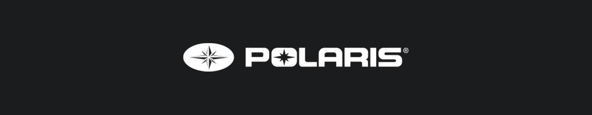 The Polaris logo in white on a black background, featured alongside the text on the Perfex website.