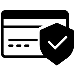 Secure payments methods icon, showcasing reliable and safe transaction options available at PERFEX Industries, ensuring customer trust and security.