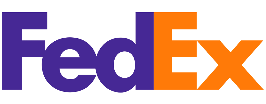 FedEx logo on a white background, symbolizing PERFEX Industries' partnership for fast and reliable canada delivery of ATV and UTV accessories.