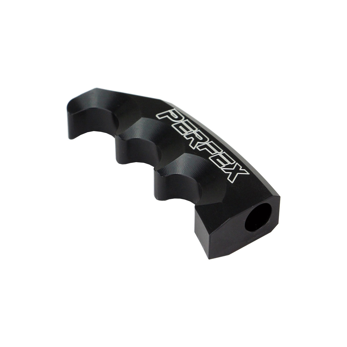 PERFEX custom black billet shift knob for Yamaha Grizzly and Kodiak ATVs.