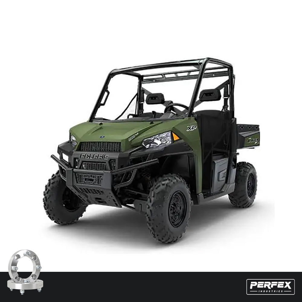 PERFEX Aluminum Wheel Spacers for Polaris Ranger XP 900 UTV Models.