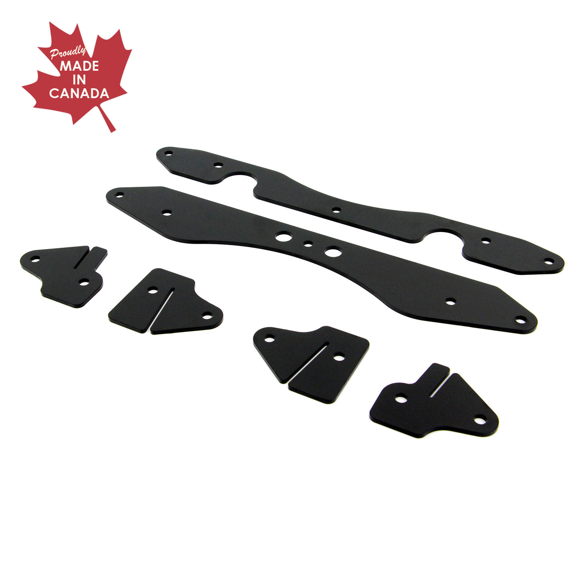 Canadian-made PERFEX 1.5" lift kit brackets for Polaris RZR 900 Trail 50".