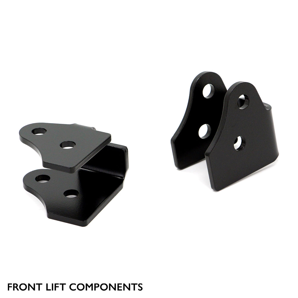 Front components of the PERFEX 2" lift kit for Yamaha Wolverine RMAX2 1000.