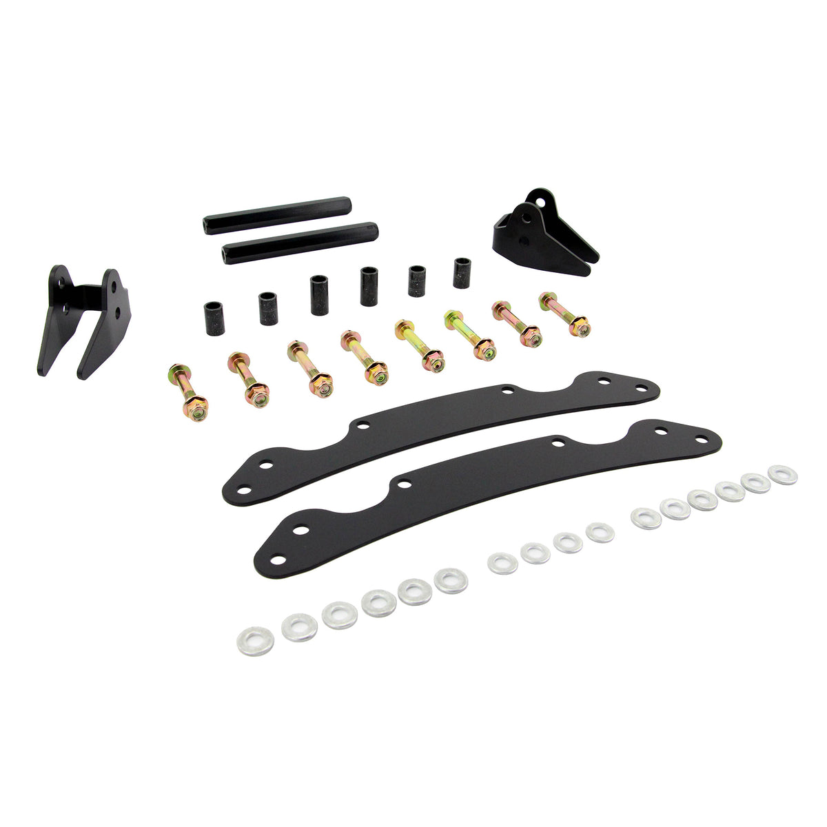 Angled view of PERFEX 2" lift kit for Polaris Sportsman XP 850/1000.