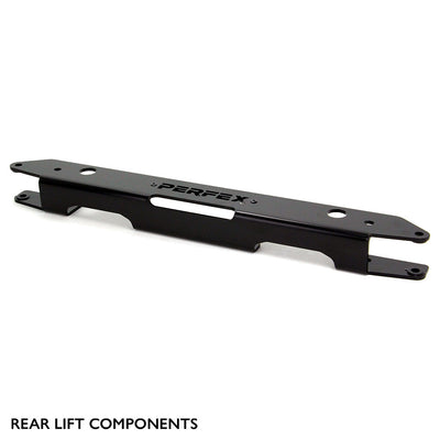 Rear components of the PERFEX 1.5-inch lift kit for CFMOTO ZForce 800 and 950 Trail (2023+).