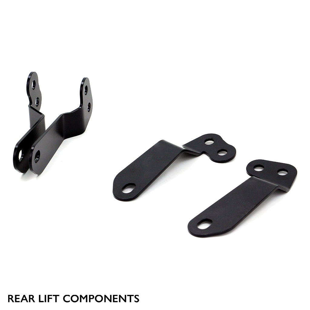 Rear components of PERFEX 1.5" lift kit for Polaris Sportsman 400-800.