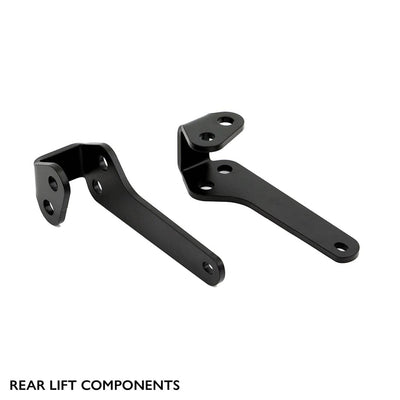 Rear components of PERFEX 1.5" lift kit for Suzuki KingQuad 450/700.