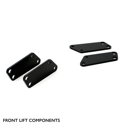 Front components of PERFEX 1.5" lift kit for Suzuki Vinson 500.