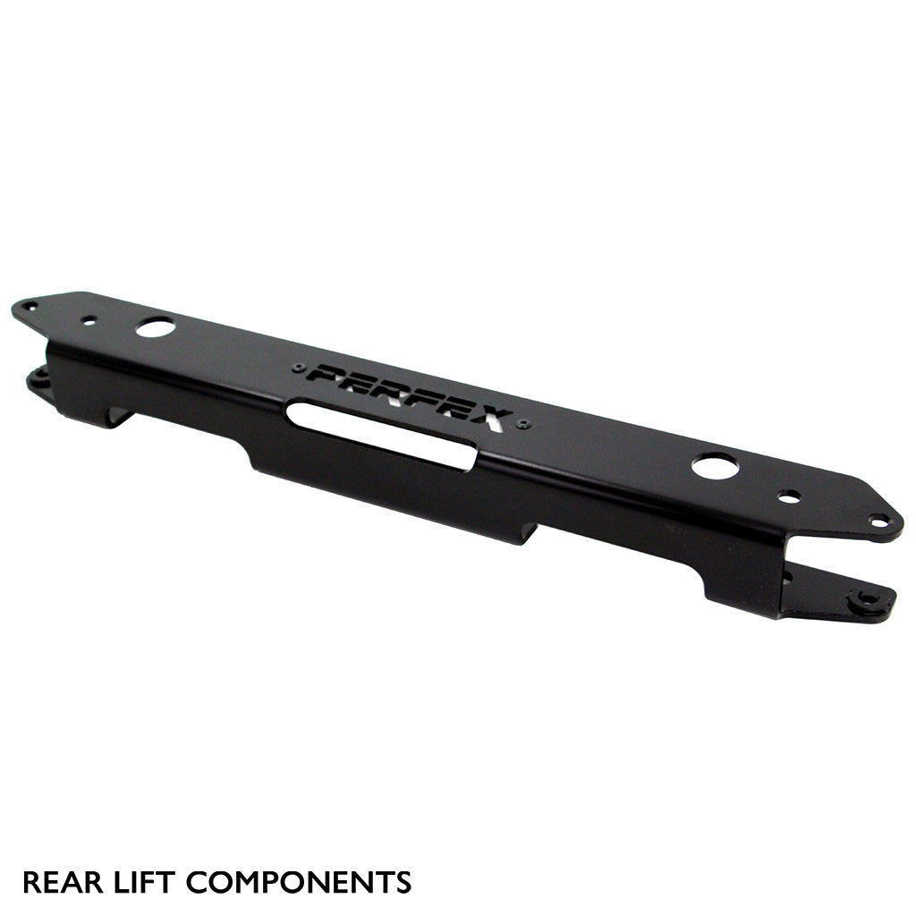 Rear components of the PERFEX 2-inch lift kit for CFMOTO ZForce 950 Sport (2023+).