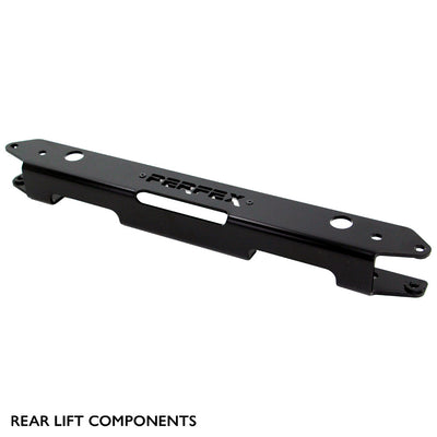 Rear components of the PERFEX 2-inch lift kit for CFMOTO ZForce 950 Sport (2023+).