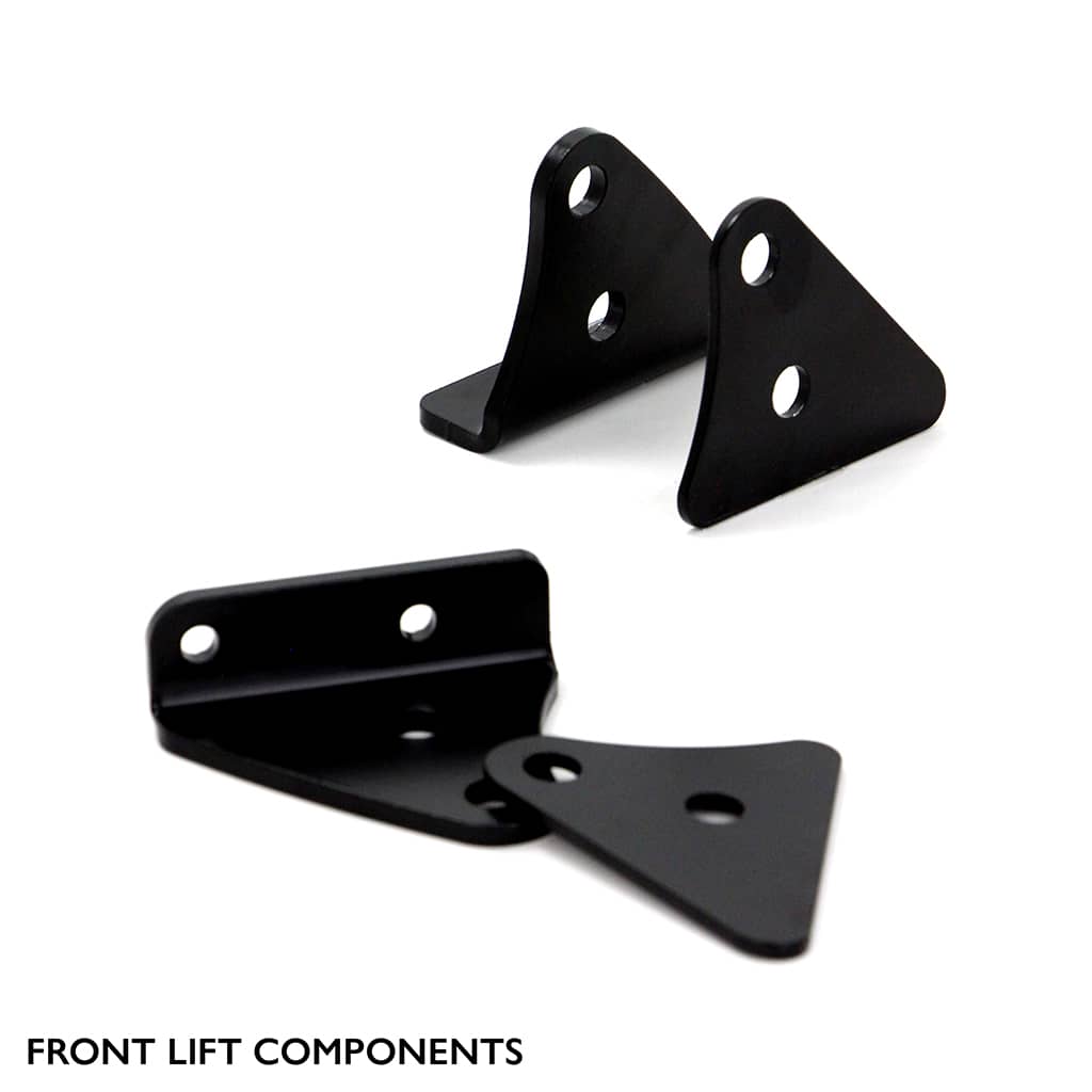 Front components of PERFEX 2" lift kit for CFMOTO UForce 500 and 800.