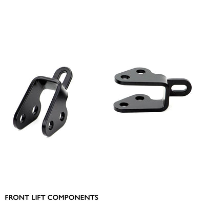 Front components of PERFEX 2" lift kit for Honda TRX 350/400AT Rancher.