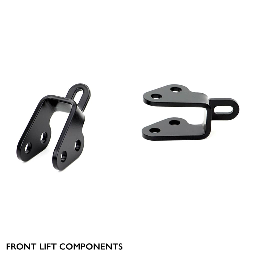 Front components of PERFEX 2" lift kit for Honda TRX 420 Rancher SRA.