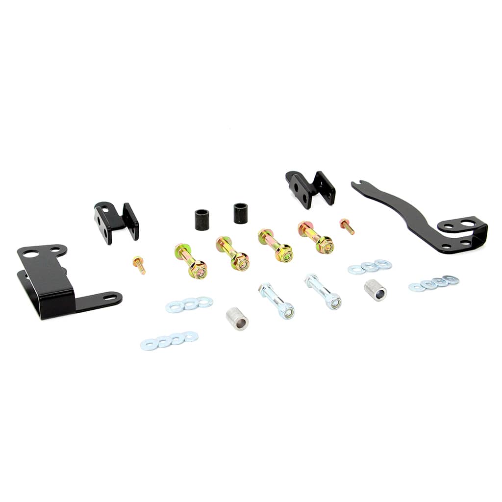 Angled view of PERFEX 2" lift kit for Honda TRX 500 Foreman and Rubicon.