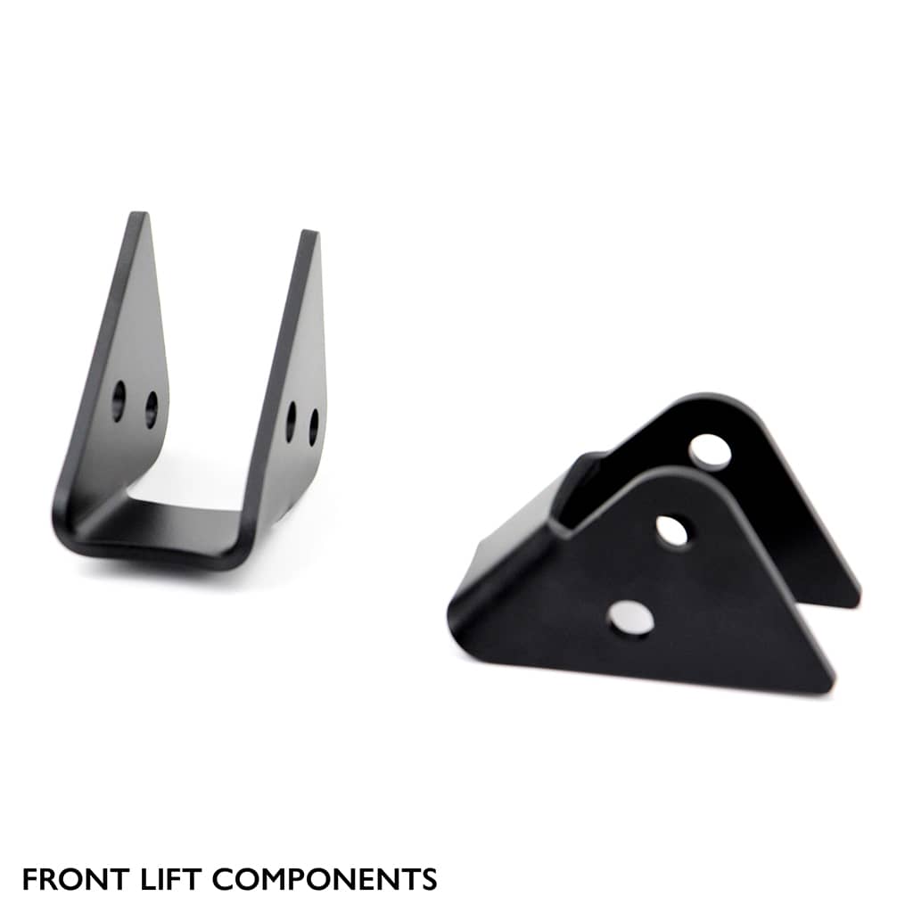 Front components of PERFEX 2" lift kit for Polaris Ranger 500/700/800/900Diesel/Crew.