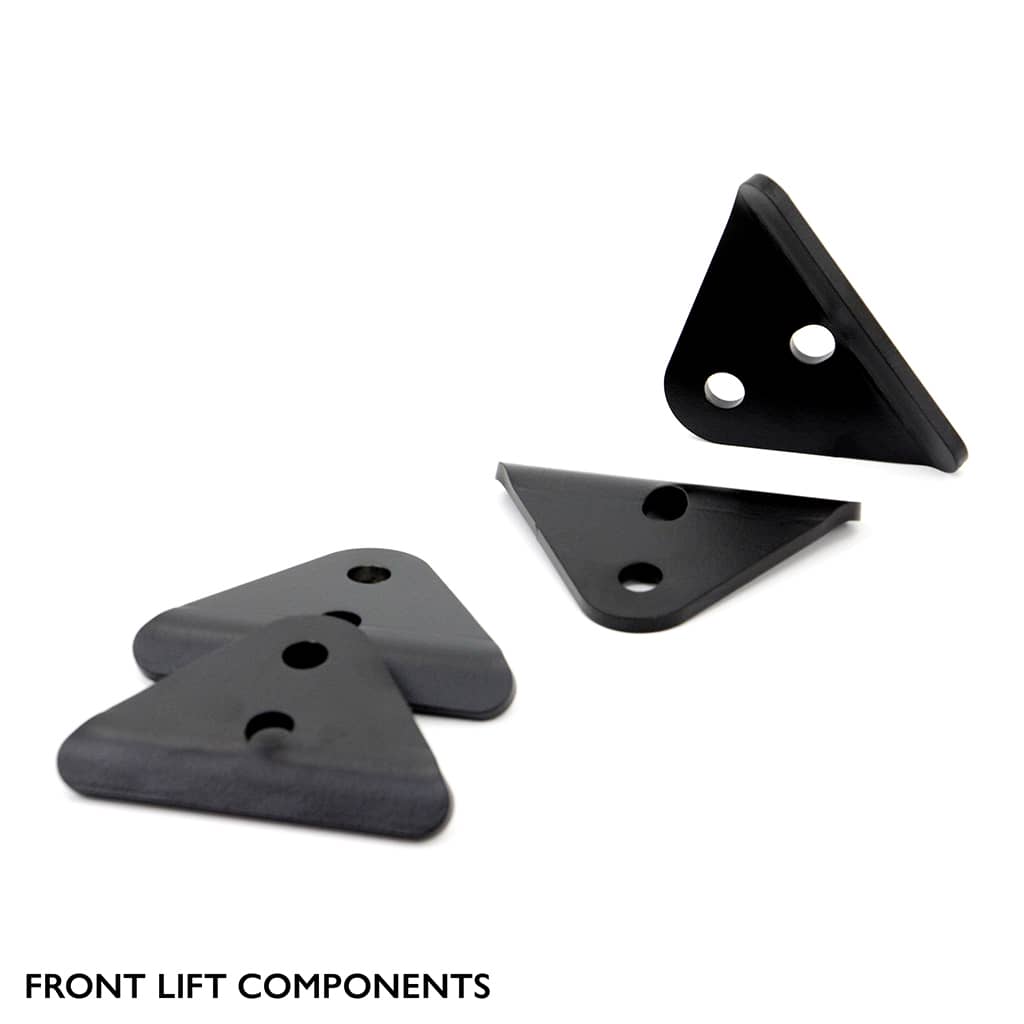 Front components of PERFEX 2" lift kit for Polaris RZR 570.