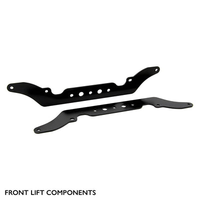 Front components of PERFEX 2" lift kit for Polaris RZR 800-S & 800-4.
