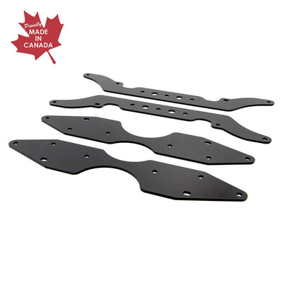 Canadian-made PERFEX 2" lift kit brackets for Polaris RZR 800-S & 800-4.