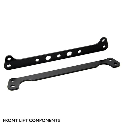Front components of PERFEX 2" lift kit for Polaris RZR XP 900.