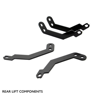 Rear components of PERFEX 2" lift kit for Polaris RZR XP 900.