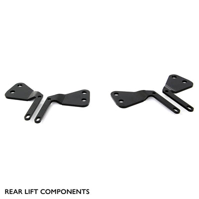 Rear components of PERFEX 2" lift kit for Suzuki KingQuad 400.