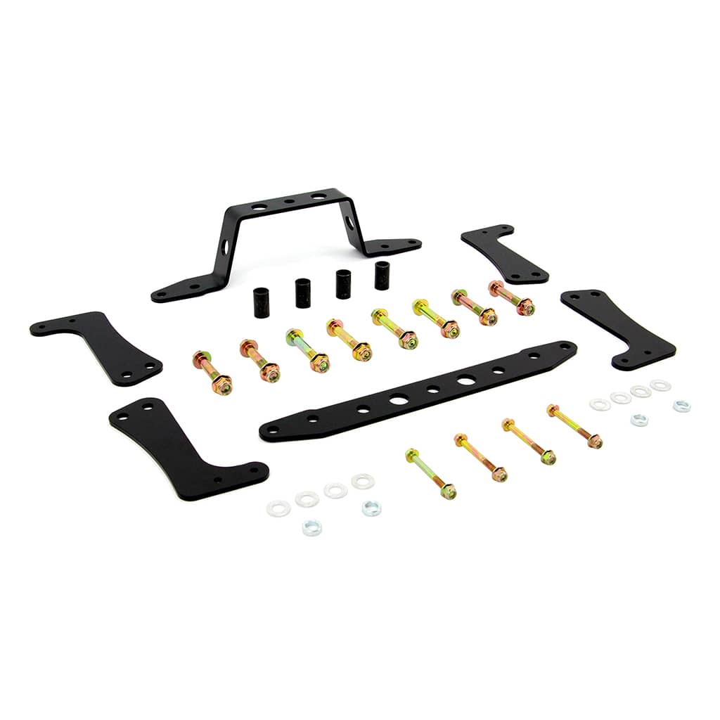 Angled view of PERFEX 2" lift kit for Suzuki KingQuad 500/750.