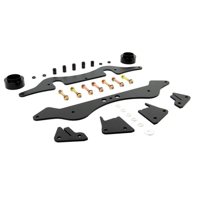 Angled view of PERFEX 2.5" lift kit for Polaris RZR Trail S 900/1000.