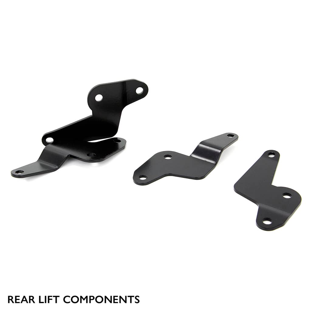 Rear components of PERFEX 3" lift kit for Can-Am Maverick 1000.