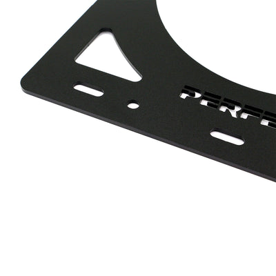 Heavy-duty 5-gallon bucket holder – laser-cut 3/16" steel with black powder-coated finish