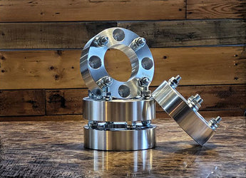 High-quality aluminum wheel spacers for ATVs and side-by-sides by PERFEX Industries, showcasing durable construction and precision engineering for enhanced vehicle performance.