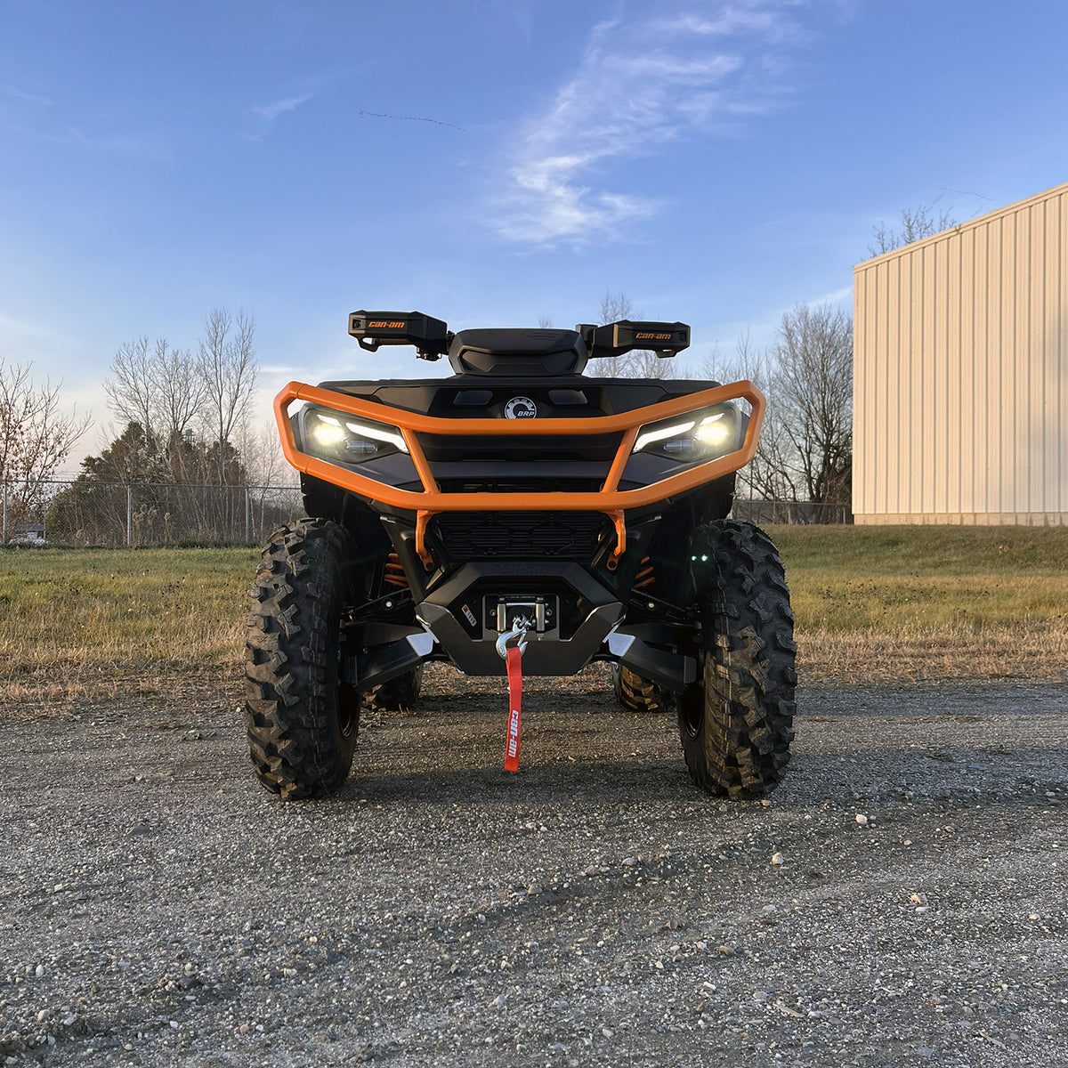 2025+ Can-Am Outlander Gen3 1000R XT-P with PERFEX™ 3/16'' Aluminum Full Skid Plate Kit. ATV skid plates for ultimate underbody protection, off-road durability, and rugged terrain performance.