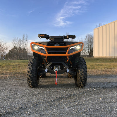 2025+ Can-Am Outlander Gen3 1000R XT-P with PERFEX™ 3/16'' Aluminum Full Skid Plate Kit. ATV skid plates for ultimate underbody protection, off-road durability, and rugged terrain performance.