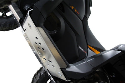 2025+ Can-Am Outlander G3 1000R XT-P featuring PERFEX™ Aluminum Footwell Skid Plate. Reinforced ATV footwell protection for extreme riding conditions.
