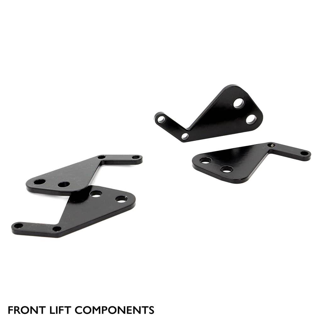 Front lift component featured in the robust lift-kit set for Suzuki ATV, emphasizing its durability and high-quality construction.