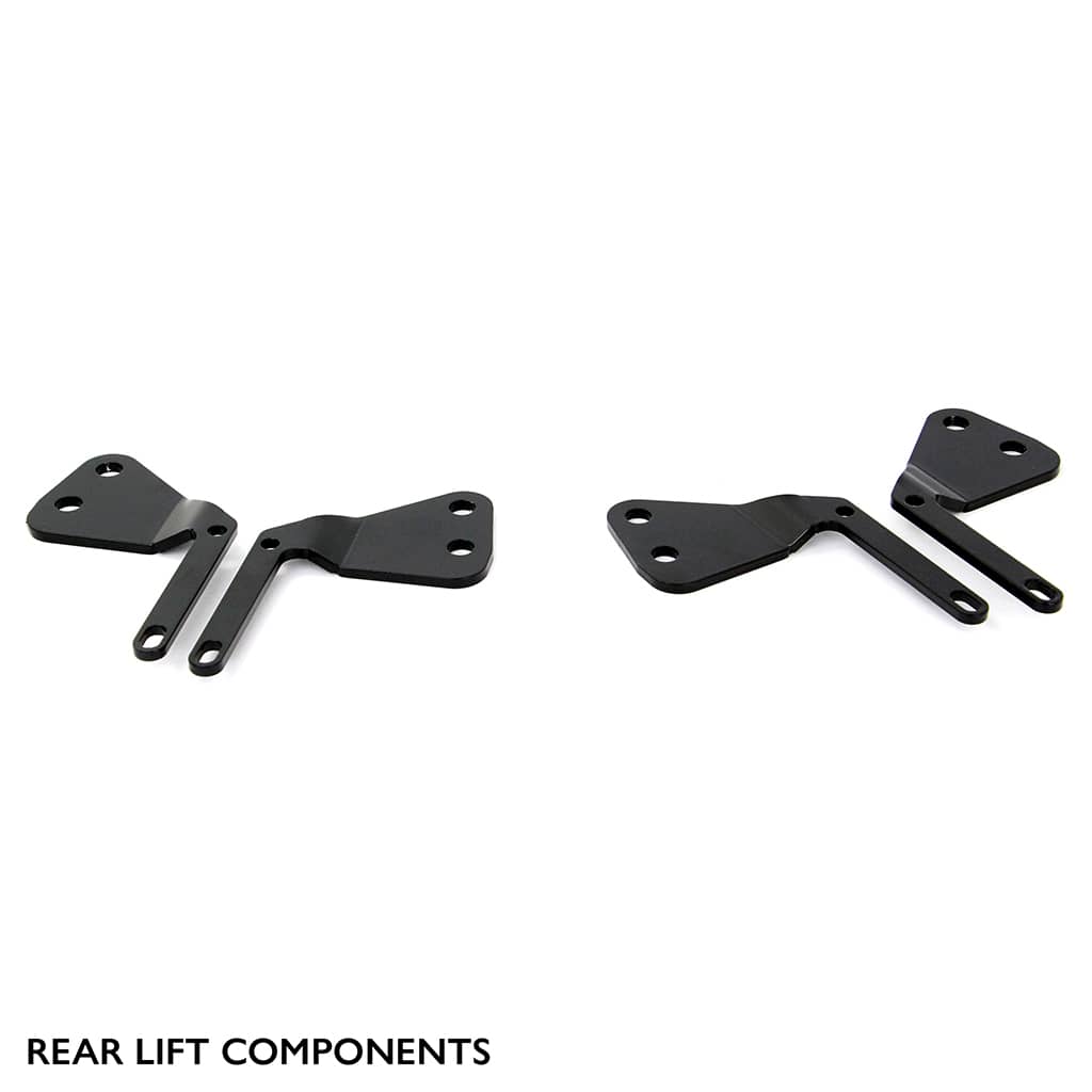 Rear lift component showcased in the photo, highlighting its durability and high-quality construction as part of the robust off-road lift-kit set for Suzuki ATV.