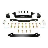 PERFEX Industries 2-inch lift kit for Kawasaki Brute Force 650/750 4x4i (2005-2023), featuring black powder-coated lift brackets and complete installation hardware for ATV off-road use, displayed on a white background.