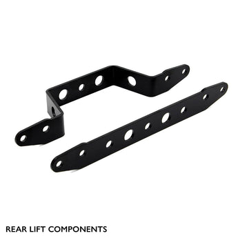 Rear lift component showcased in the photo, highlighting its durability and high-quality construction as part of the robust off-road lift-kit set for Suzuki ATV.