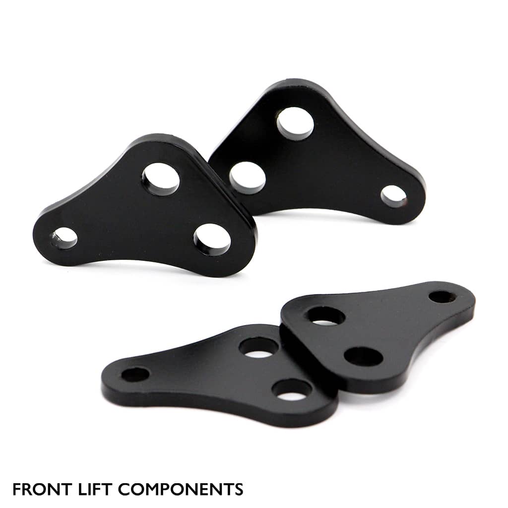 Front lift component featured in the robust lift-kit set for Can-am UTV, emphasizing its durability and high-quality construction.