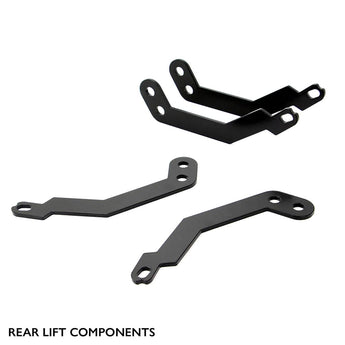 Rear lift component showcased in the photo, highlighting its durability and high-quality construction as part of the robust off-road lift-kit set for Polaris RZR XP 900 & 900-4, brought to you by PERFEX.