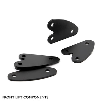 Front lift component featured in the robust lift-kit set for Polaris Ranger XP 1000 & Crew UTV, emphasizing its durability and high-quality construction, brought to you by PERFEX.