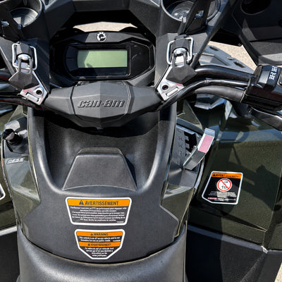 Can-Am Outlander G2 with PERFEX custom billet aluminum shifter knob installed.