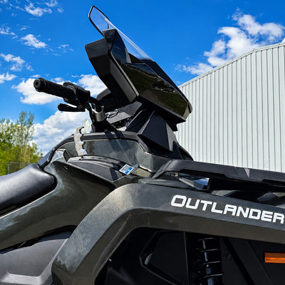 Can-Am Outlander XT-P 850 ATV equipped with PERFEX custom aluminum gear shift knob.