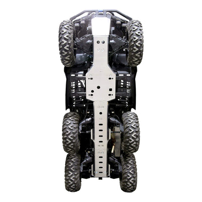 PERFEX aluminum frame skid plates for Can-Am Outlander MAX 6x6 450 G2L ATV chassis protection